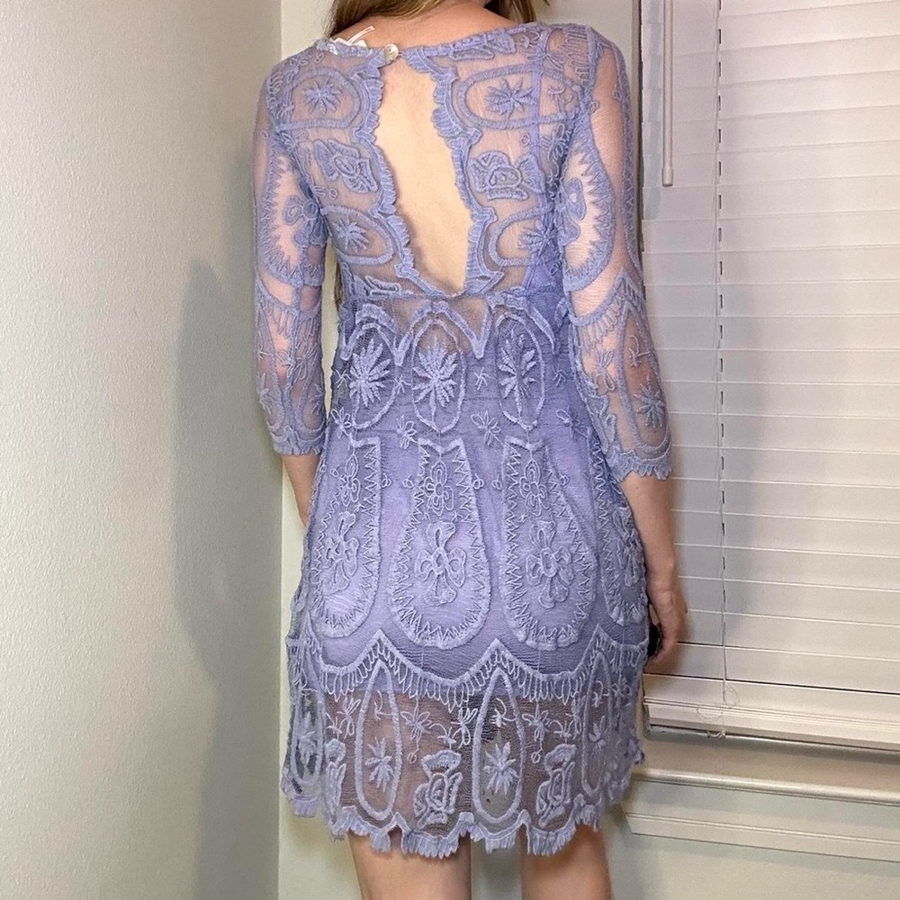 Purple lace dress - Picture 8 of 8